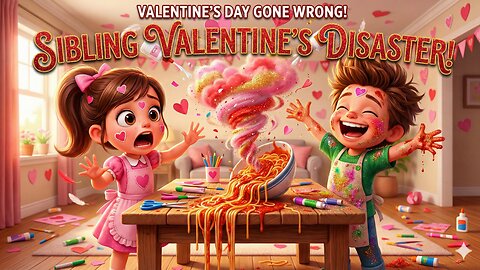 SIBLINGS Go Wild Making the Messiest Love Crafts Ever!