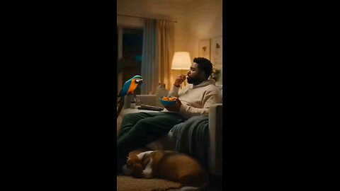 He Just Wanted a Snack… The Parrot Wanted Answers