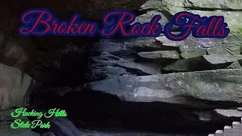 Broken rock falls - Old Mans Cave