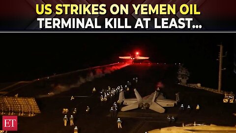 US air strikes | USCC release footage of its operations against Houthis after strikes in Yemen