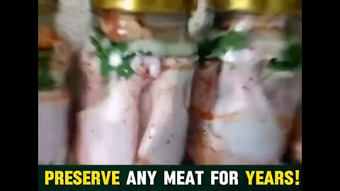 This is how our Ancestors could preserve meat in a shelf for 30 years!