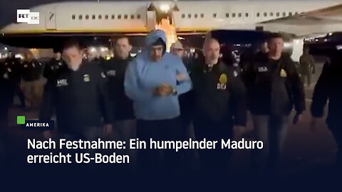 Nach Festnahme: Ein humpelnder Maduro erreicht US-Boden