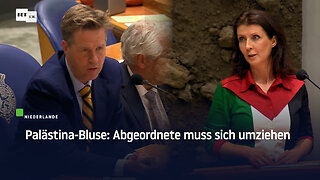 Palästina-Bluse: Abgeordnete muss sich umziehen
