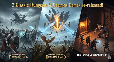 Three Classic Dungeons & Dragons Re-Released!