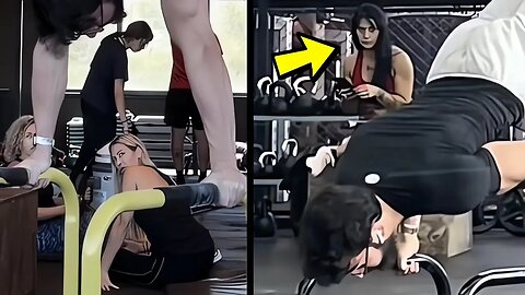 🔥Scaring People in The Gym With Calisthenics #56