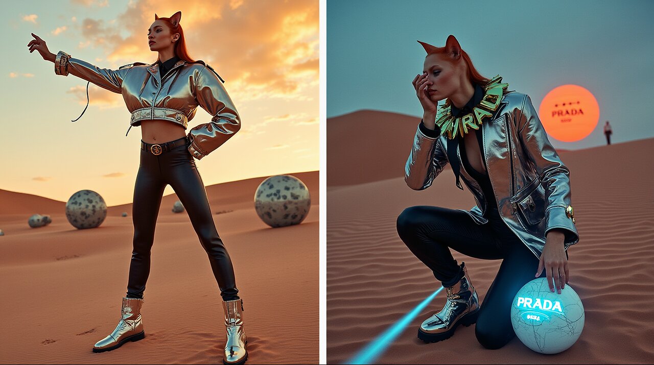 Unveiling the Future of Fashion: Exclusive Prada-Inspired Cat Lookbook