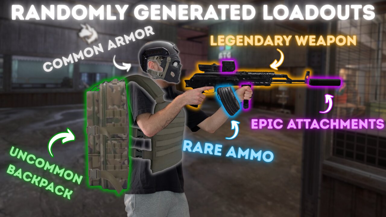 Using a SPIN WHEEL to Decide my ENTIRE LOADOUT in Exfil Zone