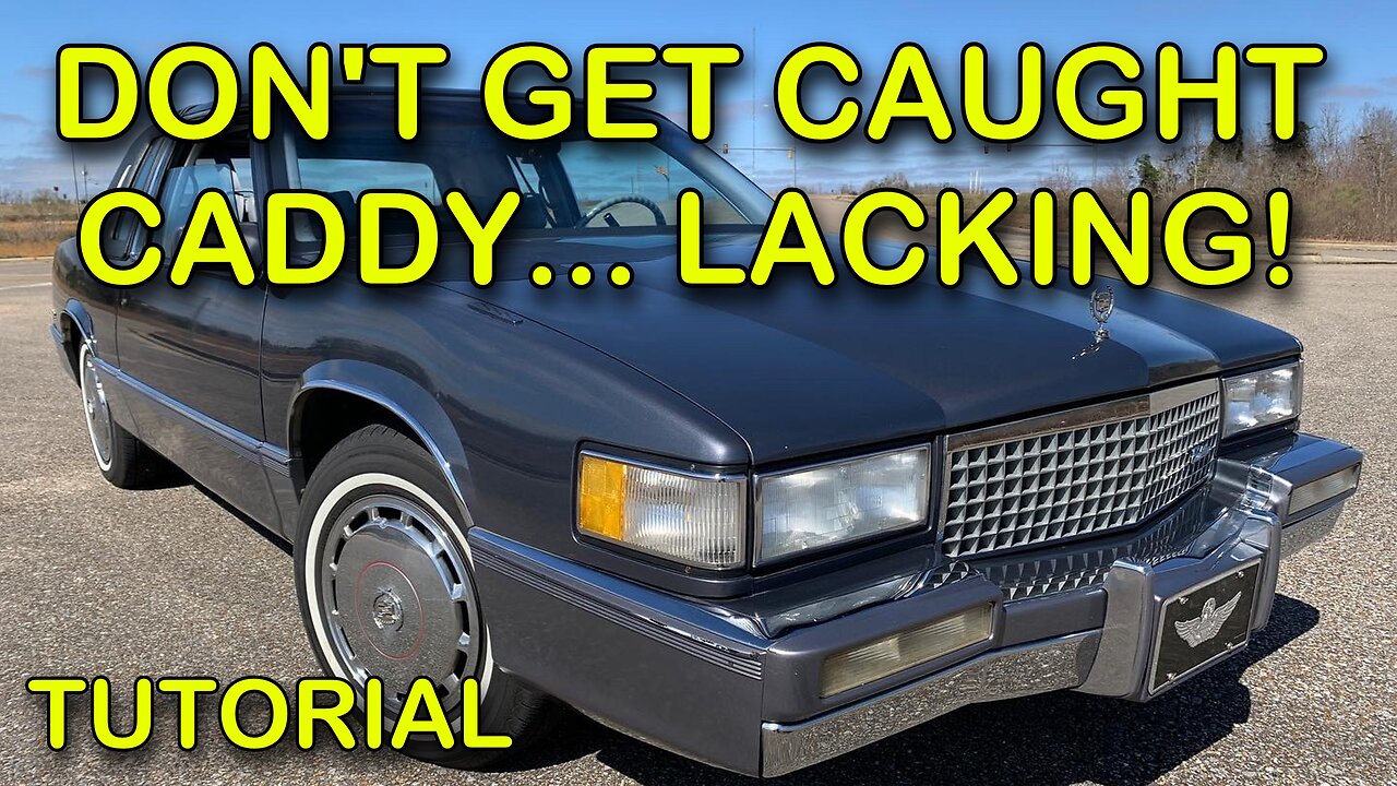How to replace Brake Pads/Caliper/Brake Hose on a 1990 Cadillac DeVille - Drivers Side