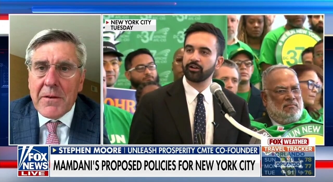 Steve Moore: Mamdani Won't Have A 1% To Tax