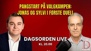 Pangstart på valgkampen: Jonas og Sylvi i første duell | Dagsorden 30. juli