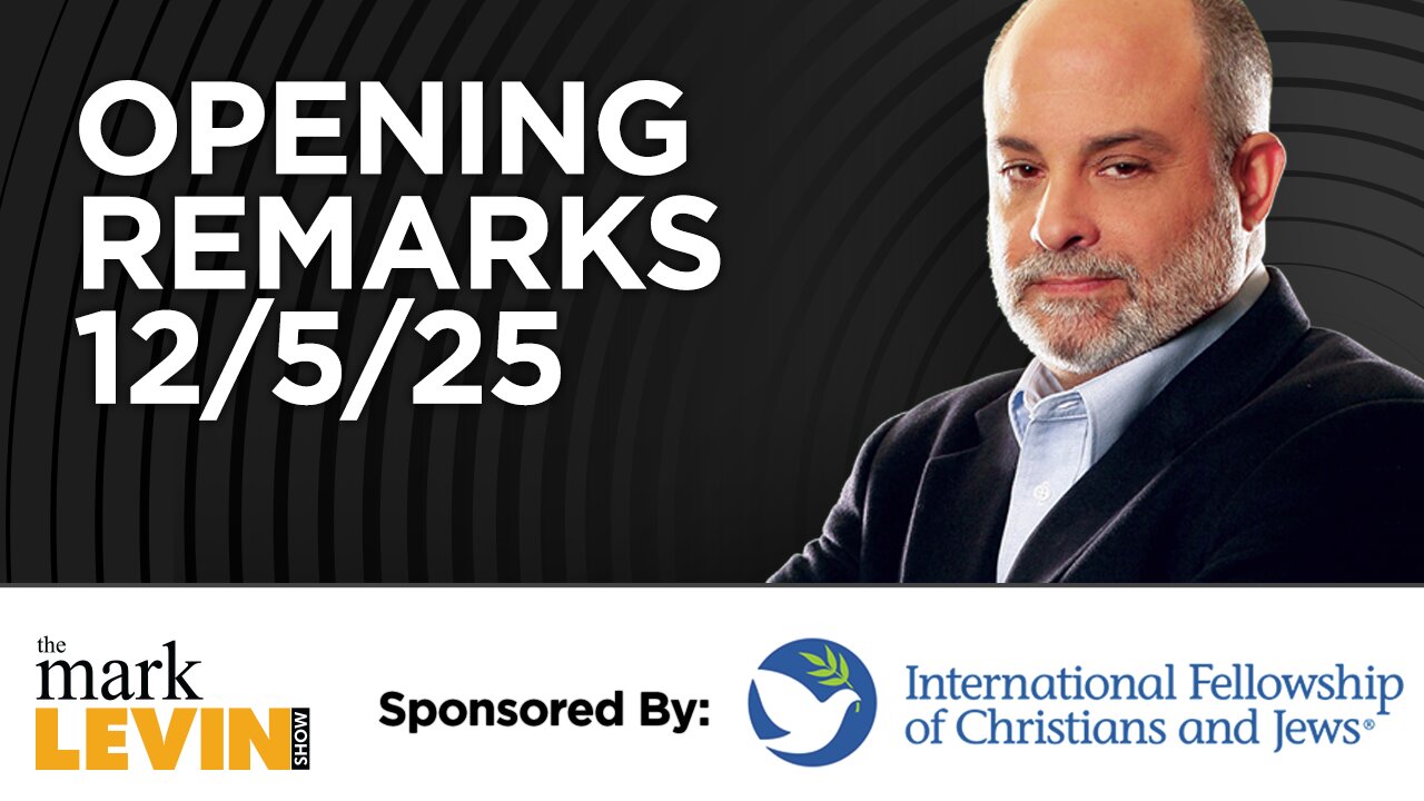 Mark's Opening Remarks - 12/5/25