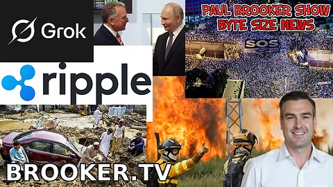 THE PAUL BROOKER SHOW BYTE SIZE NEWS MONDAY 18TH AUGUST