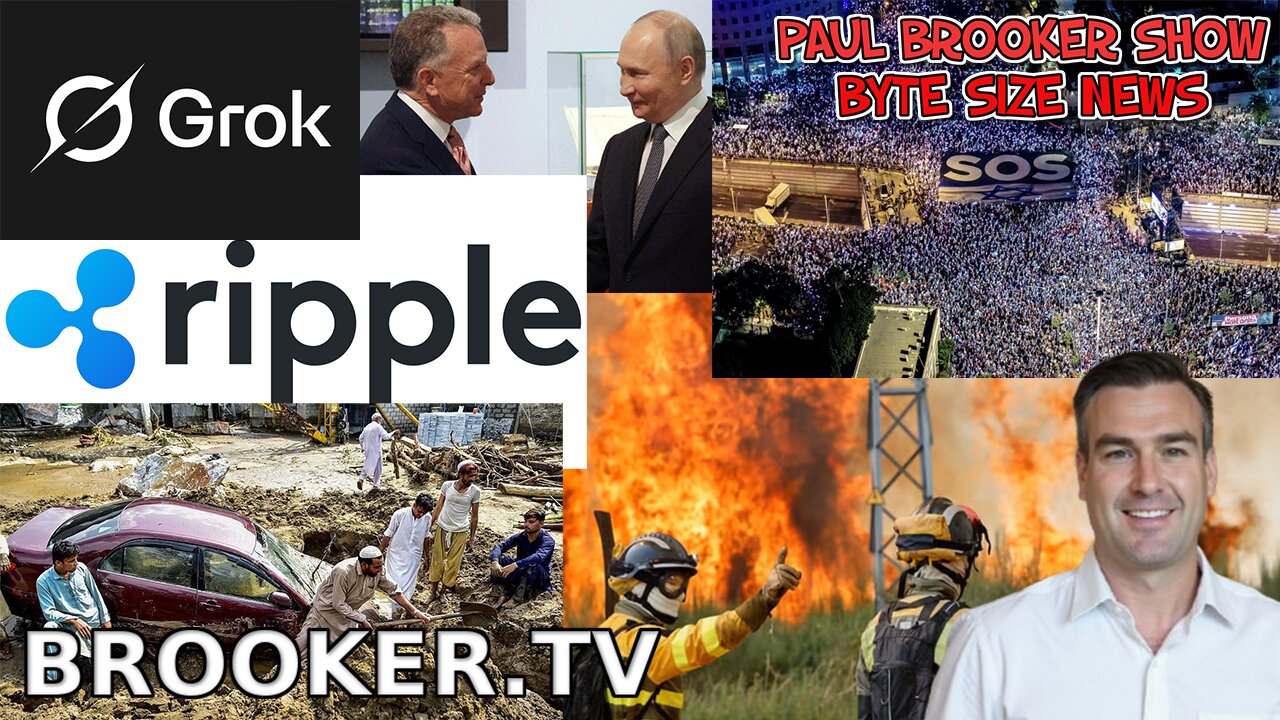 THE PAUL BROOKER SHOW BYTE SIZE NEWS MONDAY 18TH AUGUST