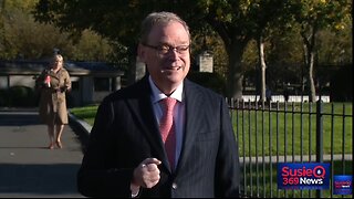 Kevin Hassett Speaks to Reporters