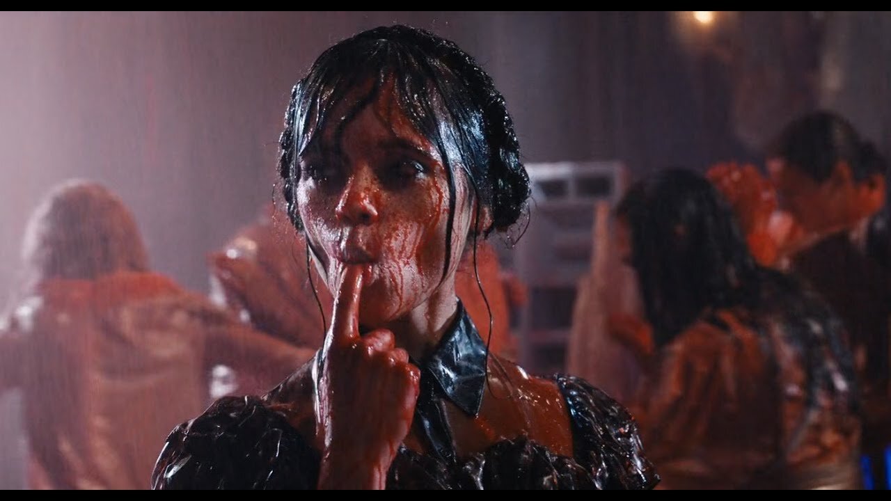 Wednesday 1x04 - Bloody Prom Dance Scene