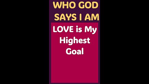 LOVE IS MY HIGHEST GOAL #wordofgod #Jesus #peace #God #grace #spirituality #love #forgiveness