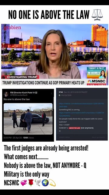 NO ONE’S ABOVE THE LAW ⚖️