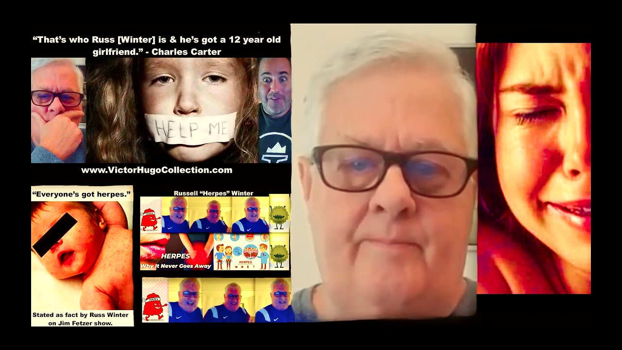 Jim Fetzer Ally Charles Carter Exposes Russ Winter As Pedophile With Herpes GrandDaughter Fantasies