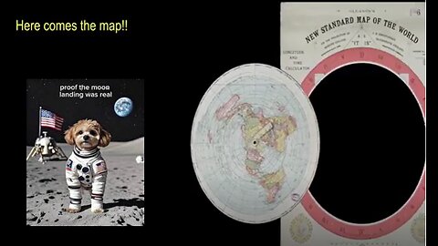 GLEASON MAP - PLASMA MOON - FLAT EARTH