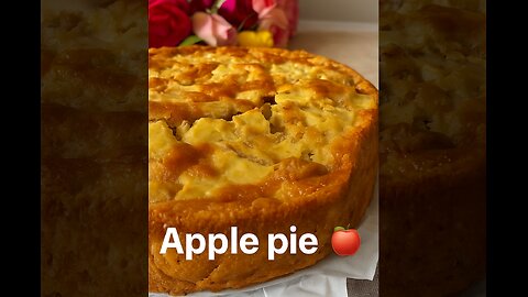 Apple pie🍎🥧⏱️🔥. In 5 minutes + Baking
