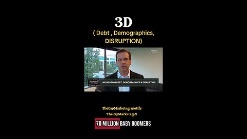 3D : DEBT DEMOGRAPHICS AND DISRUPTION
