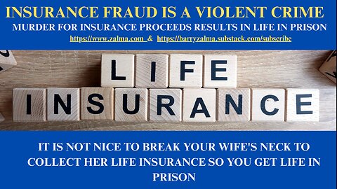 Insurance Fraud is a Violent Crime