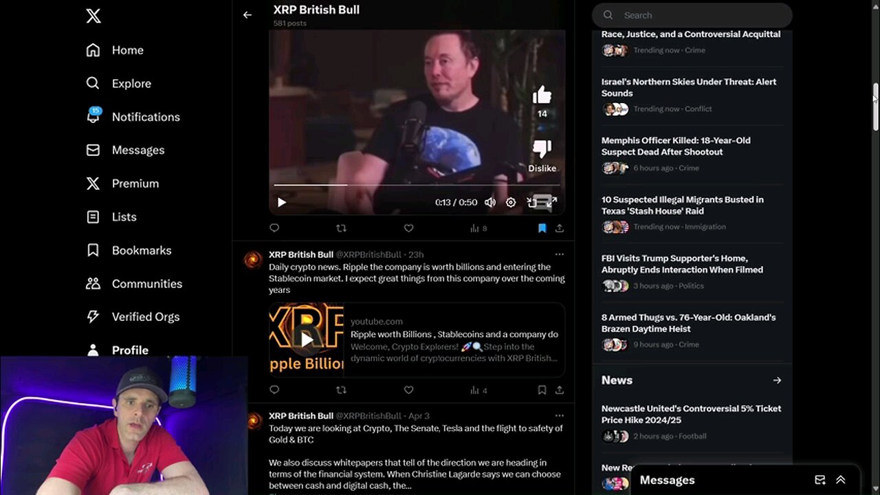 Elon Musk Talks Crypto Dogecoin and half of Global Payments - XRP Crypto News