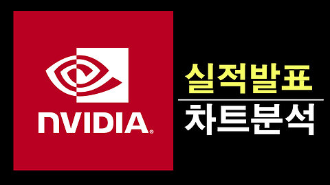 엔비디아 실적발표 에프터 급락, 차트분석 #엔비디아 #NVDA