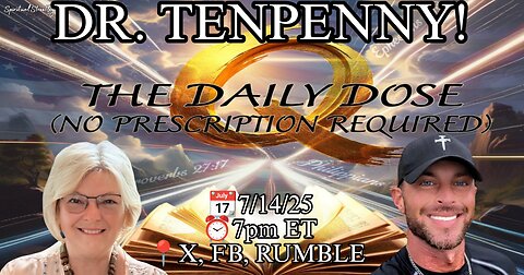 Live with Dr. Tenpenny! A must watch show over vaccines, parasites and more!