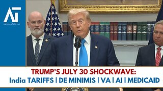 Trump’s July 30 Shockwave: India Tariffs, De Minimis, VA, AI | US Politics | Amaravati Today