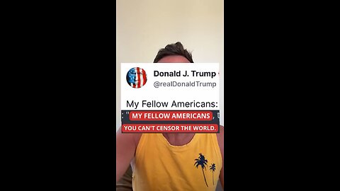 DJT’s Post Starts With My Fellow Americans. Is This A Match To A Q Drop?