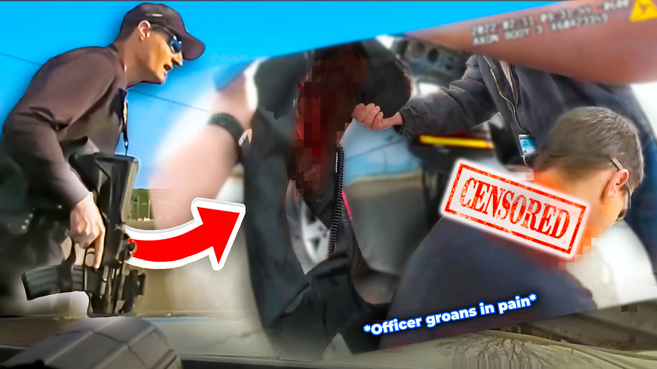 Cop Shot In The Neck