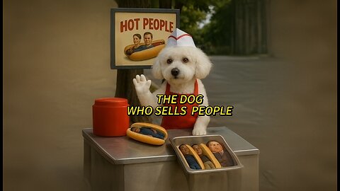 THE FIRST DOG WHO CAN SELL PEOPLE