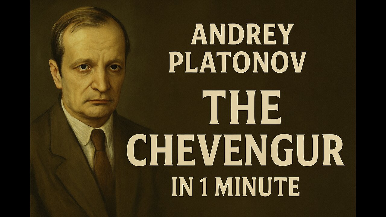Chevengur in 1 Minute | Utopia, Despair, and the Soviet Dream