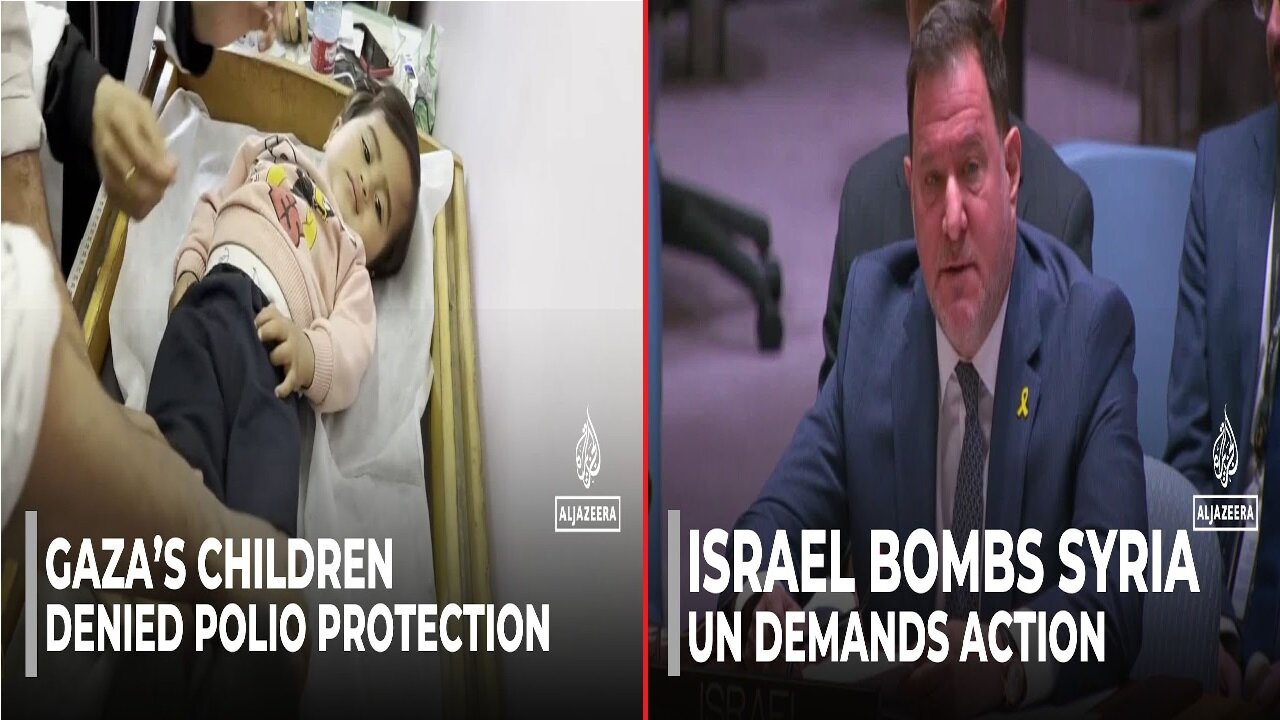 Israel Denies Polio & Bombs Syria