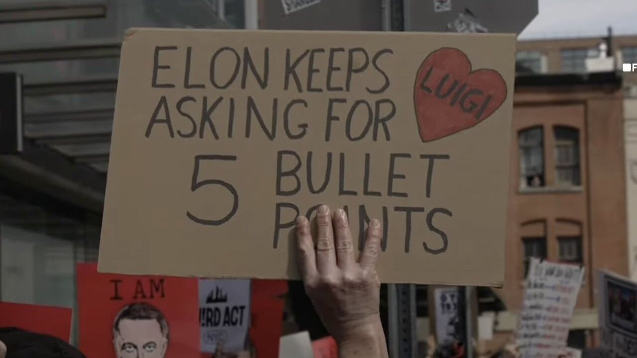 Journos & Dems Lost It Over A Patriotic Flag But Silent As Anti-Musk Banners Push Terrorism & Murder