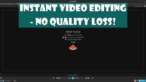 How to Instantly Cut Videos Without Losing Quality: LosslessCut Tutorial on Fedora Linux