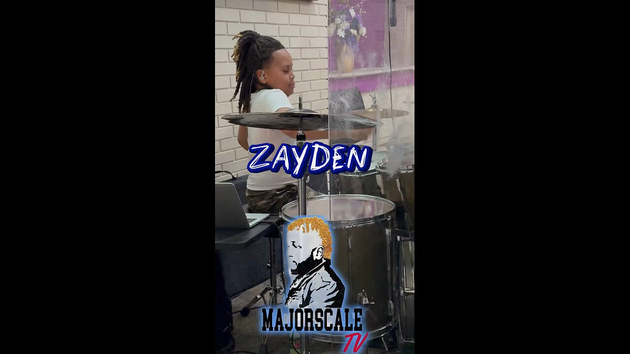 10 year old Zayden on drums feat. @davidcartwrightjr on organ 🔥🥁🎶🎵 #praisebreak #majorscaletv