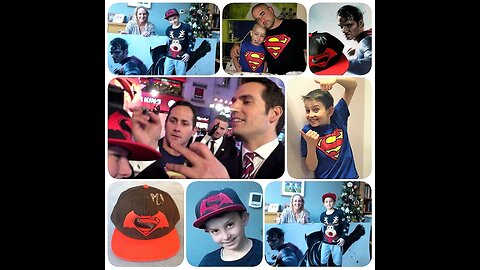Henry Cavill ⭐ signed Batman V Superman hat delivered to little boy w/ leukaemia for Christmas 🎅🎄