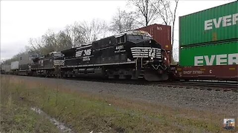 Norfolk Southern Train Meet from Hudson, Ohio April 26, 2025 Part 3