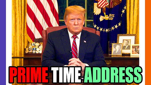 🔴LIVE: President Trump Addresses The Nation 🟠⚪🟣