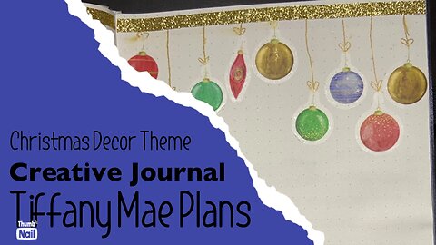 Vlogmas day 2 in my creative journal