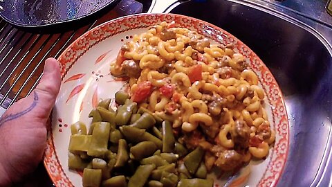 Cheesey Pantry Mac and Meat