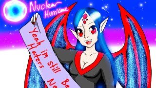 Oc speedpaint vampire with sarcasm