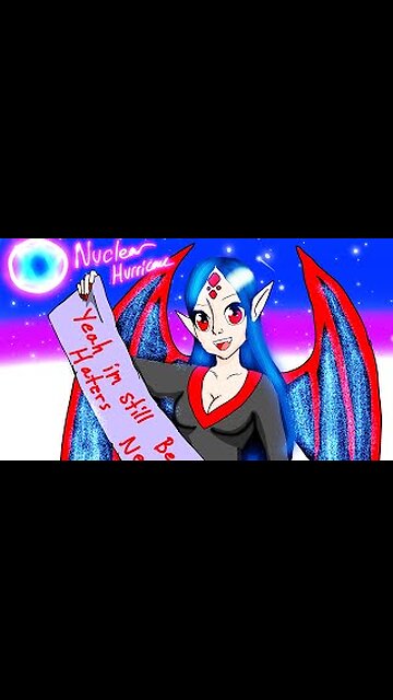 Oc speedpaint vampire with sarcasm