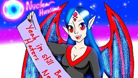 Oc speedpaint vampire with sarcasm