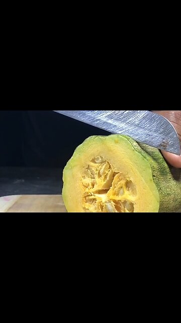 Cutting a Pumpkin 🍑