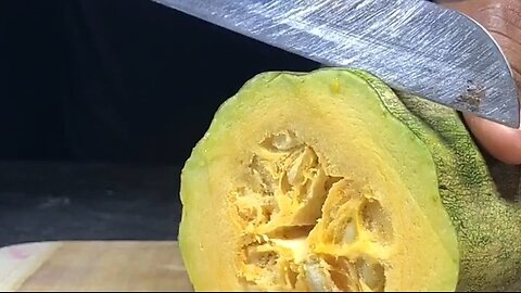 Cutting a Pumpkin 🍑