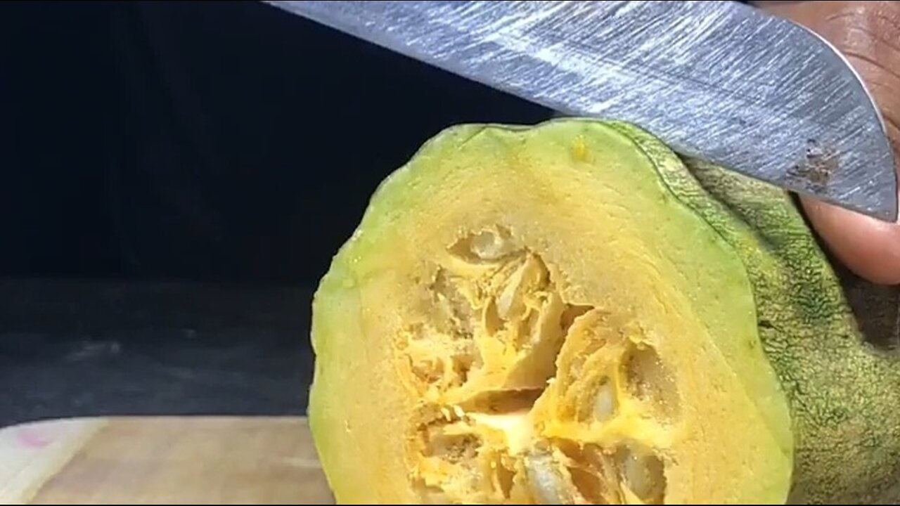 Cutting a Pumpkin 🍑