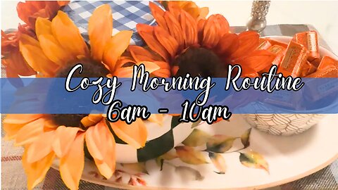 FALL MORNING RESET 🍂 Clean, Decorate & Refresh My Home
